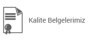 Sertifikalarımız
